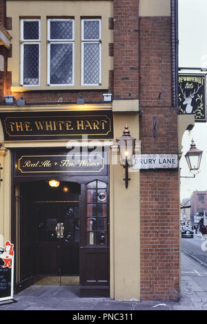 Il White Hart pub, Covent Garden di Londra, Regno Unito. Circa ottanta Foto Stock