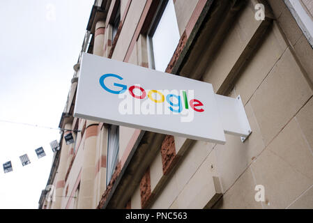 Google digital garage. Manchetser. Foto Stock