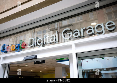 Google digital garage. Manchetser. Foto Stock