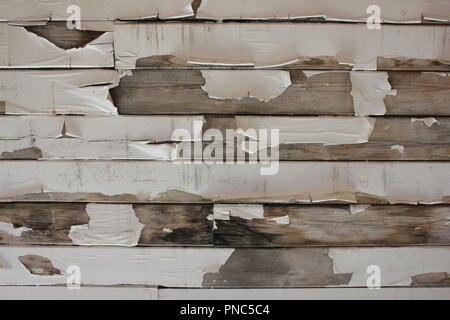 Affitti di proprietà commerciale in totale disriparazione. Foto Stock