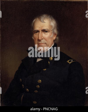 Zachary Taylor. Data/Periodo: 1848. La pittura. Olio su tela. Altezza: 772 mm (30.45 in); larghezza: 648 mm (25.51 in). Autore: James Lambdin. Foto Stock