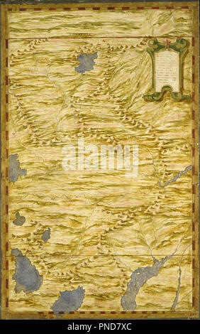 Bolivia e Amazzonia Occidentale. Data/Periodo: 1565 - 1575. Pittura Di Olio su legno. Altezza: 117 mm (4.60 in); larghezza: 73 mm (2.87 in). Autore: Egnazio Danti. Foto Stock