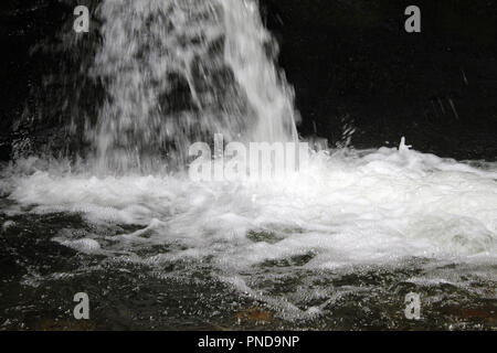 St Nectan's Glen, Cascata Foto Stock