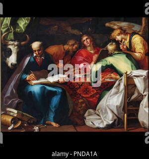 I quattro evangelisti. Data/Periodo: ca. 1612 - 1615. La pittura. Olio su tela Olio su tela. Altezza: 179 cm (70,4 in); larghezza: 227.3 cm (89.4 in.). Autore: Abraham Bloemaert. Foto Stock