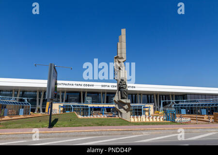 Il Sofia Central Railway Station a Sofia, Bulgaria. Foto Stock