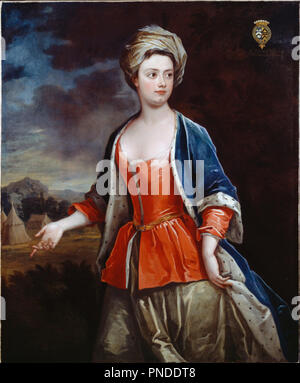 Dorothy, Viscountess Townshend. Data/Periodo: ca. 1718. La pittura. Olio su tela olio. Altezza: 1.270 mm (50 in); larghezza: 1. 038 mm (40.86 in). Autore: JERVAS, Charles. CHARLES JERVAS. Foto Stock