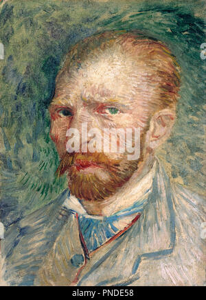 Self-portrait. Data/Periodo: Parigi, giugno 1887. La pittura. Olio su cartone. Altezza: 32 cm (12,5 in); larghezza: 24 cm (9.4 in.). Autore: Vincent van Gogh. VAN GOGH, VINCENT. Foto Stock