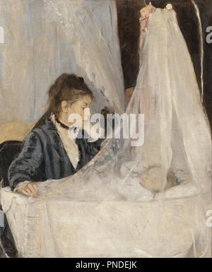 Le Berceau la culla. Data/Periodo: 1872. La pittura. Olio su tela. Altezza: 560 mm (22.04 in); larghezza: 460 mm (18.11 in). Autore: Berthe Morisot. MORISOT, Berthe. Foto Stock