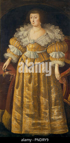 Elisabetta, regina di Boemia. Data/Periodo: prima del 1632. La pittura. Olio su tela olio. Altezza: 1,830 mm (72.04 in); larghezza: 943 mm (37.12 in). Autore: British School. Anonimo. Foto Stock