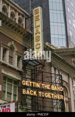 "Gettin 'la band torna insieme", Belasco Theatre, NYC, STATI UNITI D'AMERICA Foto Stock