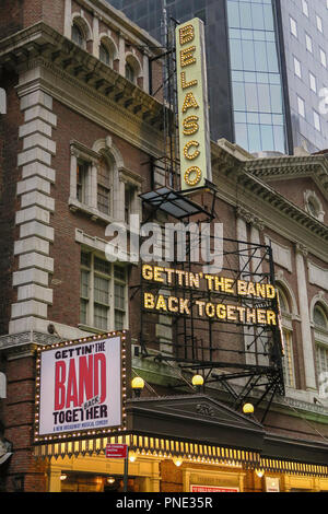 "Gettin 'la band torna insieme", Belasco Theatre, NYC, STATI UNITI D'AMERICA Foto Stock