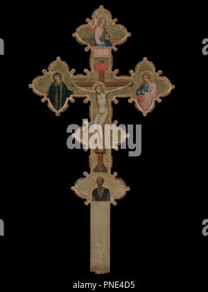 Portatile, a doppia faccia trasversale (recto). Data/Periodo: 1335 - 1340. Tempera su pannello. Altezza: 58.90 mm (2.31 in); larghezza: 33 mm (1,29 in). Autore: Bernardo Daddi. DADDI, Bernardo. Foto Stock