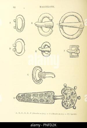 Immagine dalla pagina 174 di "Histoire de Maguelone' . Foto Stock