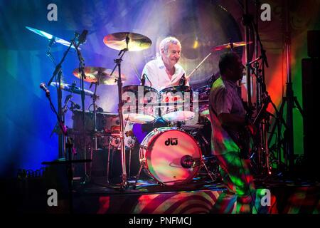 Milano Italia 20 settembre 2018 Nick Mason's Saucerful dei segreti live al Teatro degli Arcimboldi © Roberto Finizio / Alamy Credito: Roberto Finizio/Alamy Live News Foto Stock