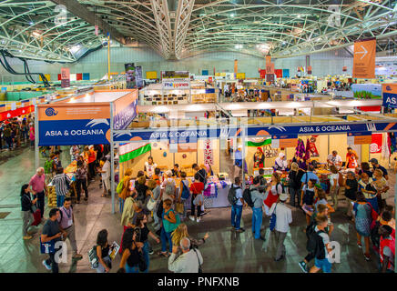 Italia Torino Lingotto 21 Settembre 2018 a Terra Madre - Salone del Gusto Credito: Davvero Facile Star/Alamy Live News Foto Stock