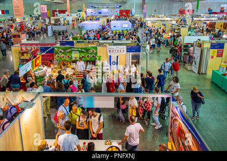 Italia Torino Lingotto 21 Settembre 2018 a Terra Madre - Salone del Gusto Credito: Davvero Facile Star/Alamy Live News Foto Stock