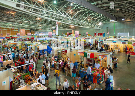 Italia Torino Lingotto 21 Settembre 2018 a Terra Madre - Salone del Gusto Credito: Davvero Facile Star/Alamy Live News Foto Stock