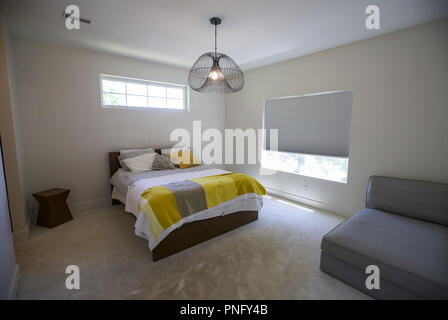 Davenport, Iowa, USA. 6 Luglio, 2018. La camera da letto principale è visto a casa di Cary e Kathy David a Davenport venerdì 6 luglio 2018. Credito: Andy Abeyta, Quad-City volte/Quad-City volte/ZUMA filo/Alamy Live News Foto Stock