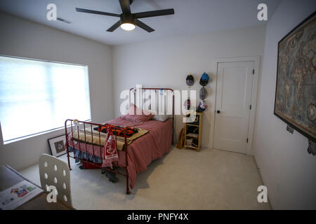 Davenport, Iowa, USA. 6 Luglio, 2018. Uno dei ragazzi di camere è visto a casa di Cary e Kathy David a Davenport venerdì 6 luglio 2018. Credito: Andy Abeyta, Quad-City volte/Quad-City volte/ZUMA filo/Alamy Live News Foto Stock