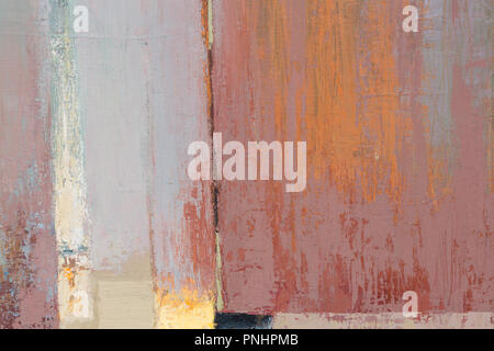 Una pittura astratta. Progettato texture acrilico sul substrato, ba Foto Stock