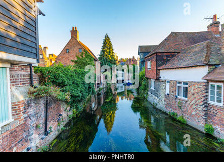 La città antica di cneter Caterbury Foto Stock