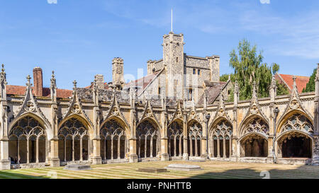 La Cattedrale di Canterbury in Engeland Foto Stock