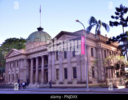 Casa doganale, edificio storico dal Fiume Brisbane, ora serve come un multi-function venue, Brisbane, Australia Foto Stock