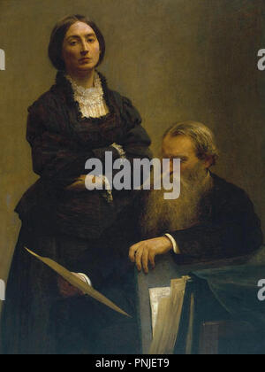 Fantin-Latour Henri Theodore - il signor e la signora Edwin Edwards Foto Stock