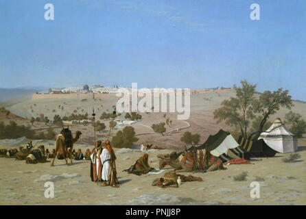 Frere Charles Théodore - Gerusalemme dai dintorni Foto Stock