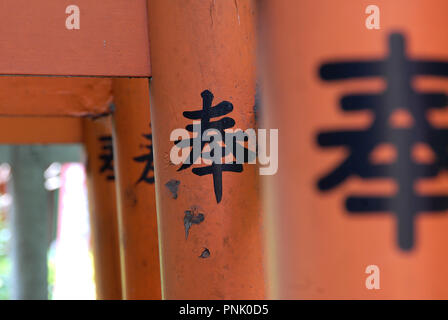 Ueno gate dei tori a Tokyo in Giappone Foto Stock