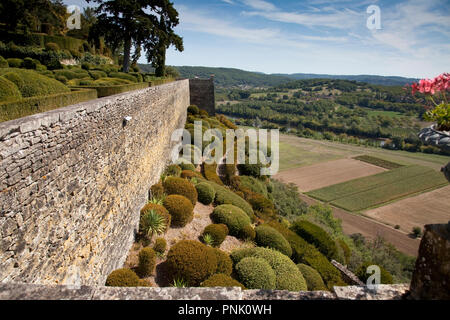 Giardini Marqueyssac Dordogne Francia Foto Stock