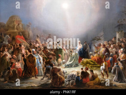 L Adorazione dei Magi da Domingos António de Sequeira (1768-1837), olio su tela, 1828 Foto Stock
