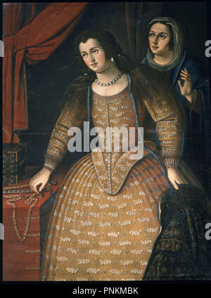 DOÑA ANA MENDOZA DE LA CERDA (1540-1592) - Princesa De Eboli. Posizione: Colegiata de la Asunción. Pastrana. Guadalajara. Spagna. Foto Stock