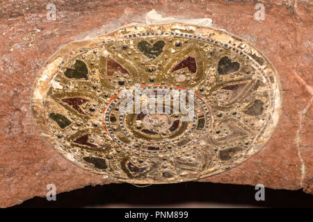 Bet Medhane Alem interno, gruppo settentrionale delle Chiese, Lalibela, Etiopia. Chiesa Monollithic ie scavata completamente dalla roccia. Re Lalibella mare Foto Stock