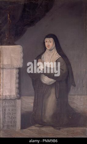 SOR MARGARITA DE LA CRUZ- HIJA DE LA EMPERATRIZ MARIA DE AUSTRIA - PROFESA en las Descalzas - SIGLO XVII. Autore: ESCUELA ESPAÑOLA. Posizione: Descalzas Reales-COLECCION. MADRID. Spagna. Foto Stock