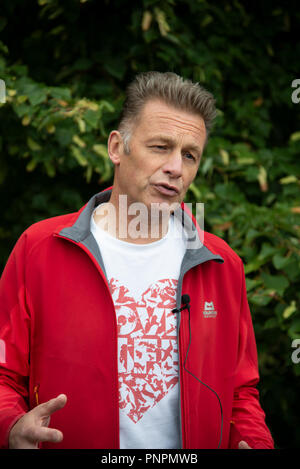 Londra, Regno Unito. Il 22 settembre 2018. La gente a piedi per la fauna selvatica con Chris Packham da Hyde Park a Whitehall e Downing Street Credit: A.Bennett Credito: Andrew Bennett/Alamy Live News Foto Stock