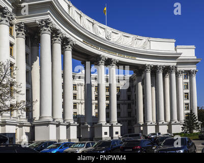 Kiev, Ucraina. Xxi Sep, 2018. Ministero degli Affari Esteri edificio. Credito: Igor Golovniov SOPA/images/ZUMA filo/Alamy Live News Foto Stock