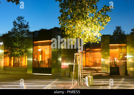 Wien, Vienna: parco Stadtpark, ristorante Steirereck in Meierei im Stadtpark, 03. Landstraße, Wien, Austria Foto Stock