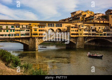 Ponte Vecchio, Firenze, Italia Foto Stock