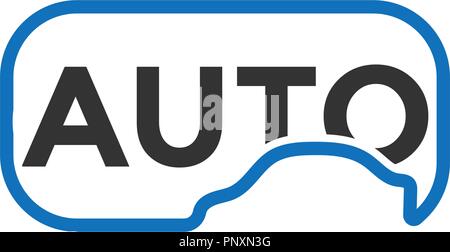 Pulire automotive auto icona logo design vettore modello Illustrazione Vettoriale