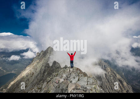 Rysy montagna in Polonia Foto Stock