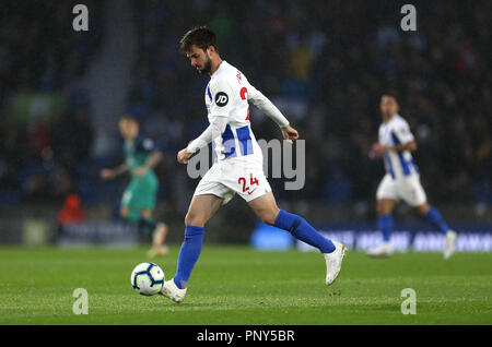 Brighton & Hove Albion's Davy ben durante il match di Premier League al AMEX Stadium, Brighton Foto Stock