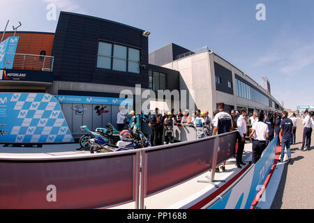 Aragona, Spagna. 22 settembre 2018. Paddock durante il Gran Prix Movistar il AragÃ³n. 22-09-2018 Settembre 22, 2018. Credit: AFP7/ZUMA filo/Alamy Live News Foto Stock