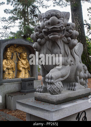 Tempio di Kokubunji 80, Shikoku 88 tempio pellegrinaggio, Takamatsu, Giappone Kagawa Foto Stock