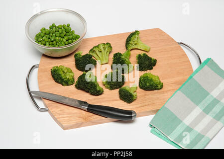 Riso con broccoli e pinoli. Passo dopo passo. Piatto preparato: BP71CF Foto Stock