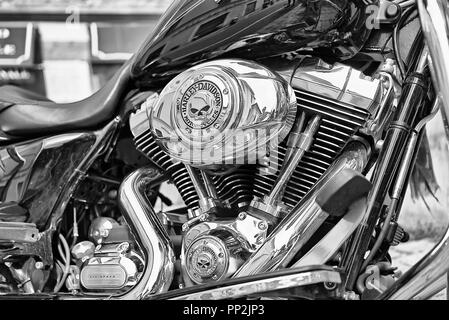 Moto Harley Davidson Road King Foto Stock