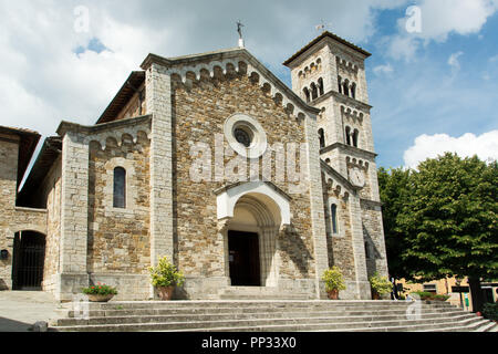 Chiesa di Castellina di Chianti in Italia Foto Stock