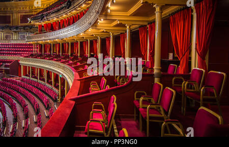 Royal Albert Hall interno, Londra Foto Stock