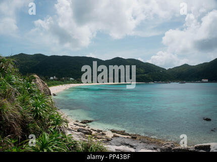 Tagesauflug auf die wunderschöne Insel Tokashiki in Okinawa. Foto Stock