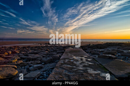 Dunraven Bay, Southerndown, nel Vale of Glamorgan, Galles del Sud (12) Foto Stock